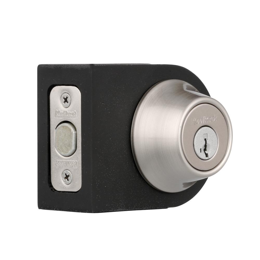 660 Series Satin Nickel Single Cylinder Deadbolt Featuring SmartKey Security with Microban Antimicrobial Technology - Super Arbor