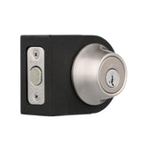 660 Series Satin Nickel Single Cylinder Deadbolt Featuring SmartKey Security with Microban Antimicrobial Technology - Super Arbor