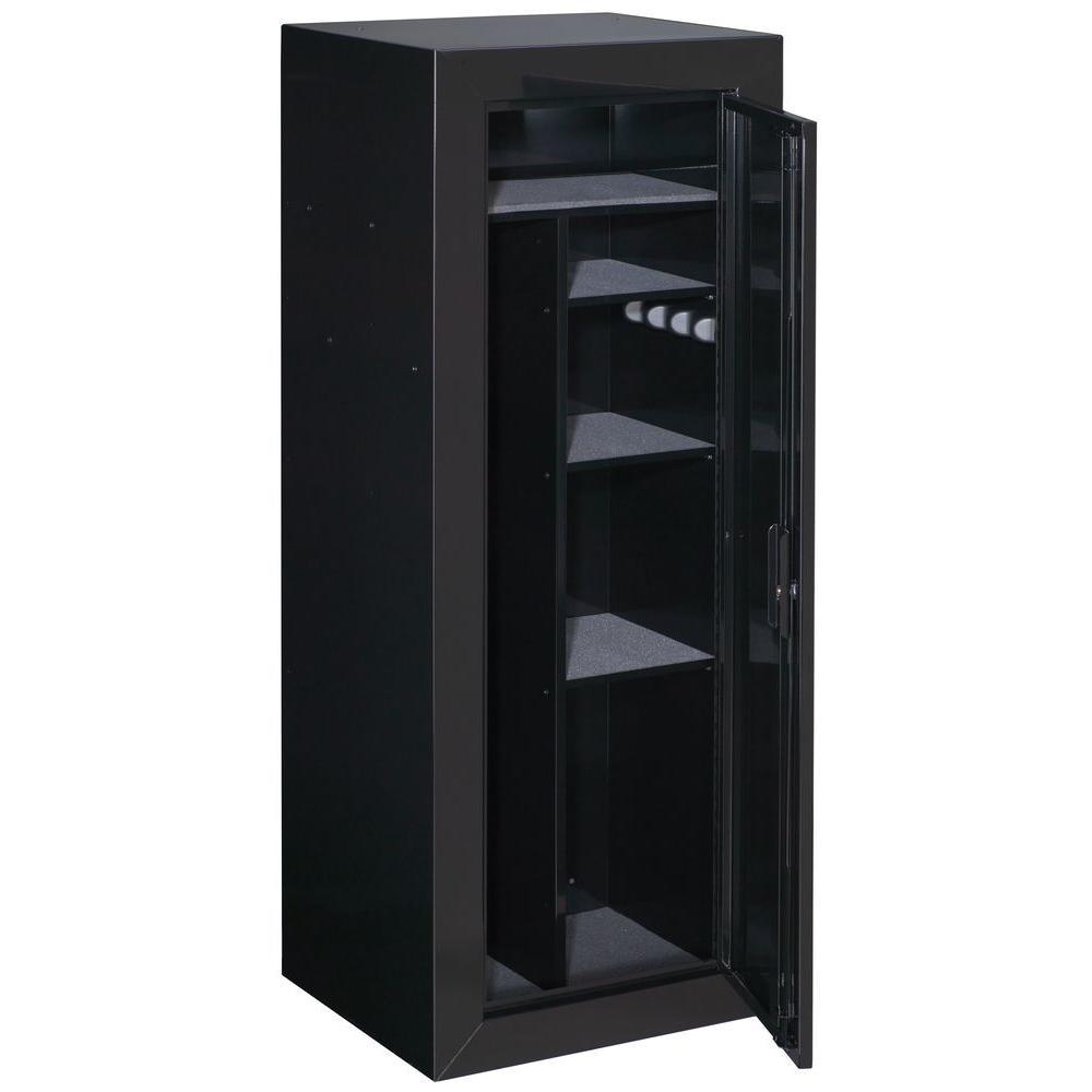 18-Gun Key Lock Security Cabinet, Black – Super Arbor