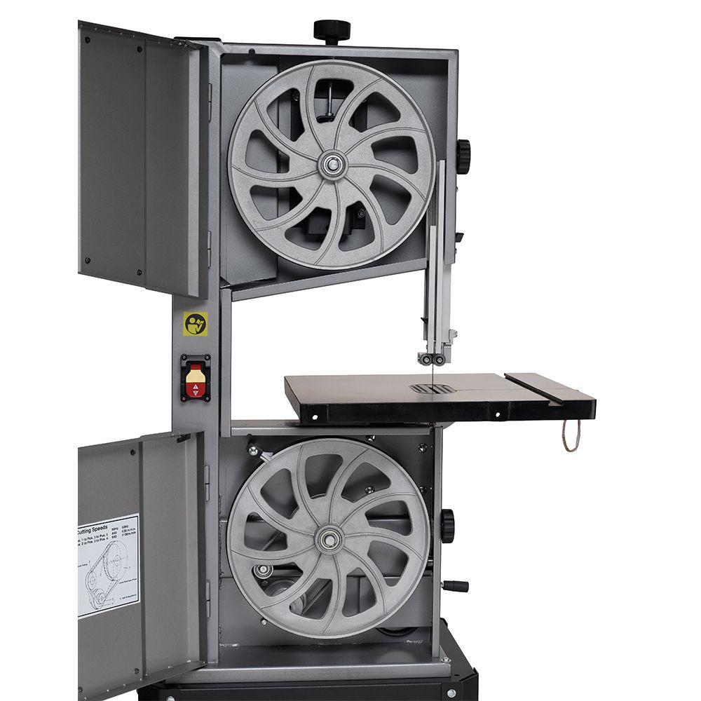 10 Amp 1HP 14 in. Steel Frame Band Saw, 2 Speed - Super Arbor