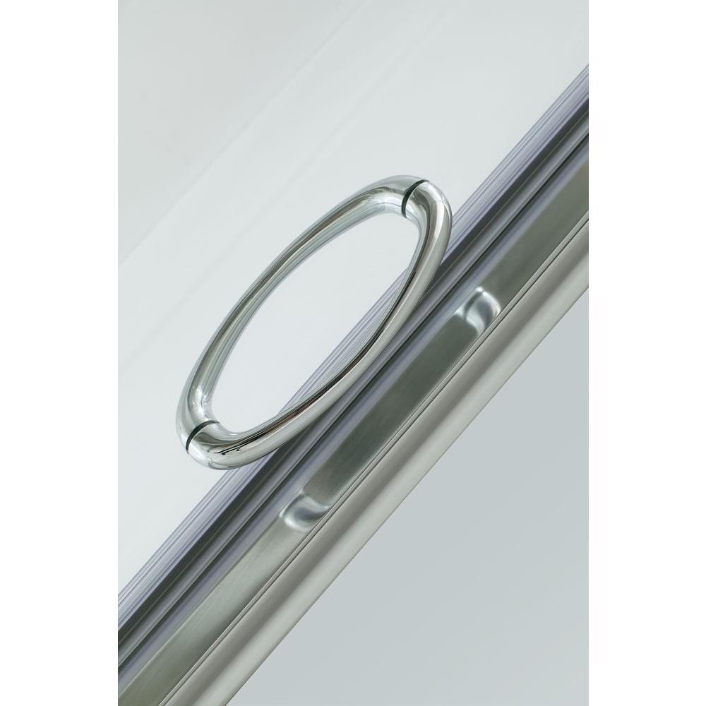 Breeze 32 in. L x 32 in. W x 76 in. H Corner Shower Kit with Reversible Sliding Door and Shower Base - Super Arbor