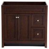 Brinkhill 48 in. W x 34 in. H x 22 in. D Bath Vanity Cabinet Only in Cognac - Super Arbor