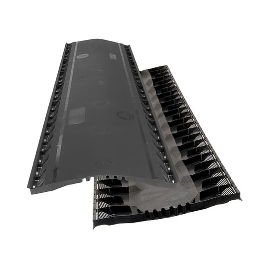 Mini Ridge Pro TRI-BUILT OmniRidge Pro Shingle-Over Ridge Vent with Filter & Nails, 4 ...