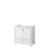 Deborah 79 in. W x 21.625 in. D Vanity Cabinet in White - Super Arbor