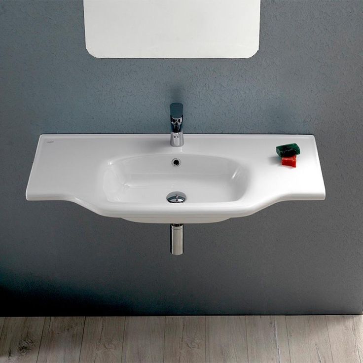 Nameeks Yeni Klasik Wall Mounted Bathroom Sink in White