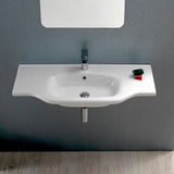 Nameeks Yeni Klasik Wall Mounted Bathroom Sink in White