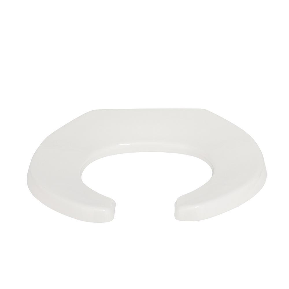 STA-TITE Round Open Front Toilet Seat in White - Super Arbor