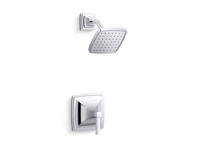 KOHLER Riff 1-Handle Shower Faucet Trim Kit in Vibrant Brushed Moderne Brass (Valve Not Included)