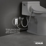 C3-430 Elongated Closed Front Toilet Seat in White - Super Arbor