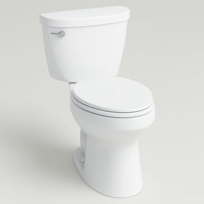 KOHLER Cimarron Comfort Height 2-Piece Toilet with Revolution 360 Flush, White, 12-in Rough-In Size