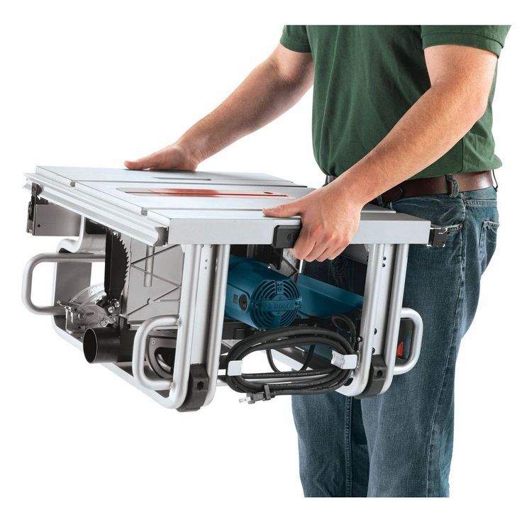15 Amp 10 in. Corded Portable Worksite Bench Table Saw with Smart Guard System and 24-Tooth Carbide Saw Blade