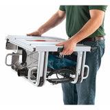 15 Amp 10 in. Corded Portable Worksite Bench Table Saw with Smart Guard System and 24-Tooth Carbide Saw Blade