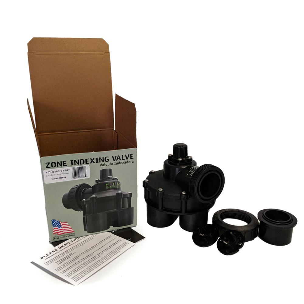 1-1/2 in. Standard 4 Outlet Indexing Valve with 2, 3 and 4 Zone Cams - Super Arbor