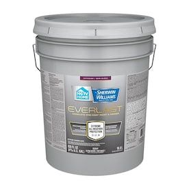 HGTV HOME by Sherwin-Williams Everlast Ultra White/Base1 Semi-Gloss Exterior Tintable Paint (Actual Net Contents: 630-fl oz)
