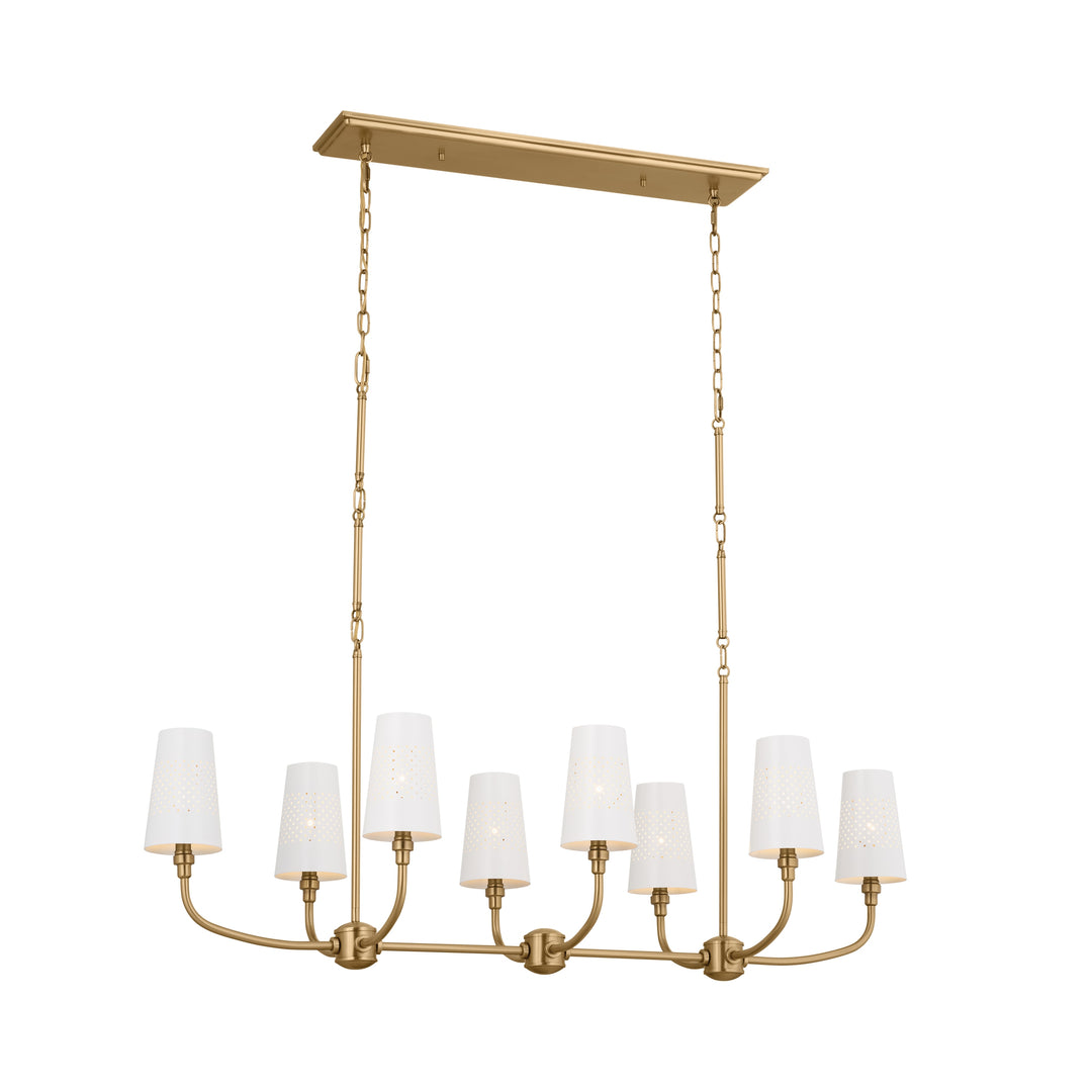 Kichler Adeena 8-Light Brushed Traditional Chandelier – Super Arbor
