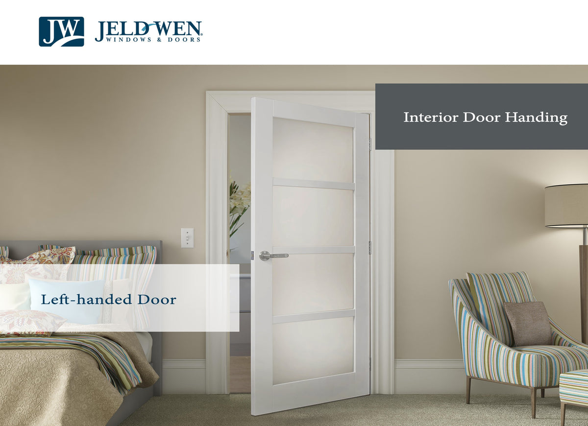 JELD-WEN Princeton 30-in x 80-in Primed 2-Panel Arch Top Hollow Core Molded Composite Left-Hand Single Prehung Interior Door