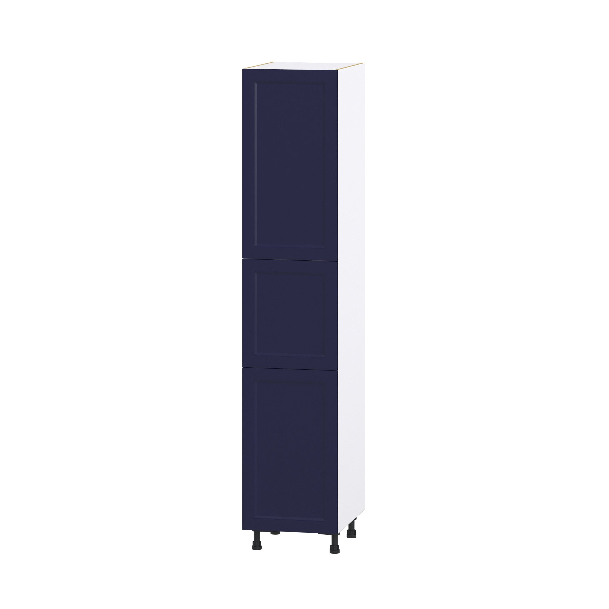 Hugo&Borg Lorette 18-in W x 89.5-in H x 24-in D Navy Blue Pantry Fully ...