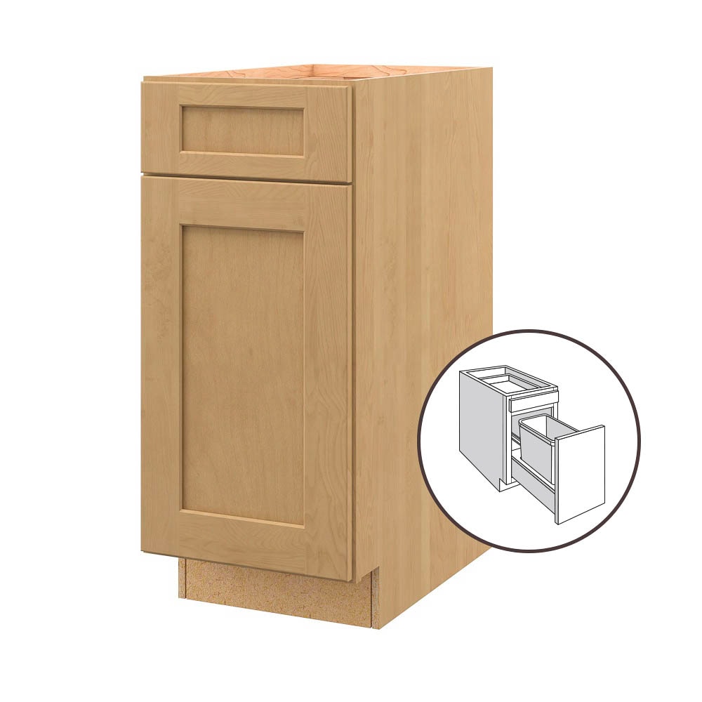 allen + roth Innsbrook 15-in W x 34.5-in H x 24-in D Rye 1-Drawer Pull ...