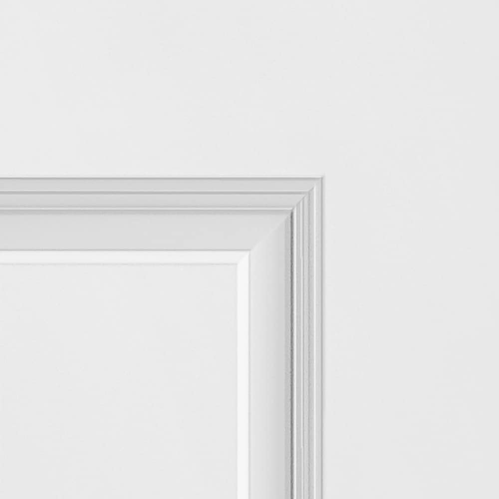 Masonite Traditional 36-in x 80-in Primed 2-Panel Square Molded Composite Bifold Door, Hardware Included
