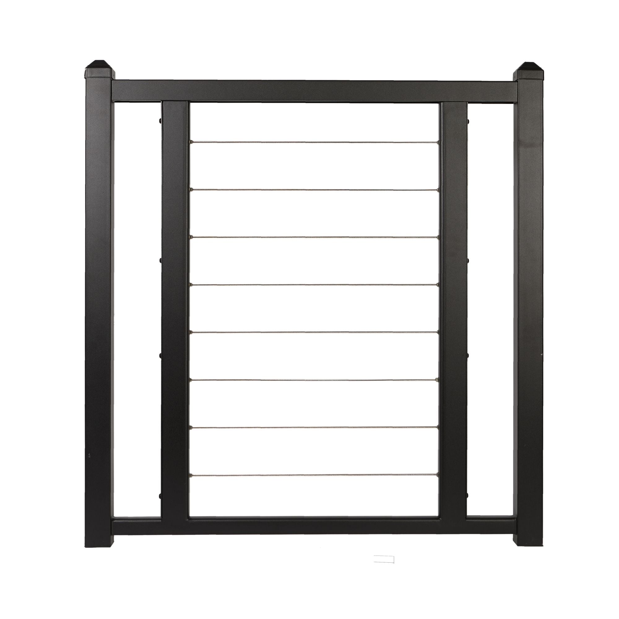 A single green leaf against a white background.