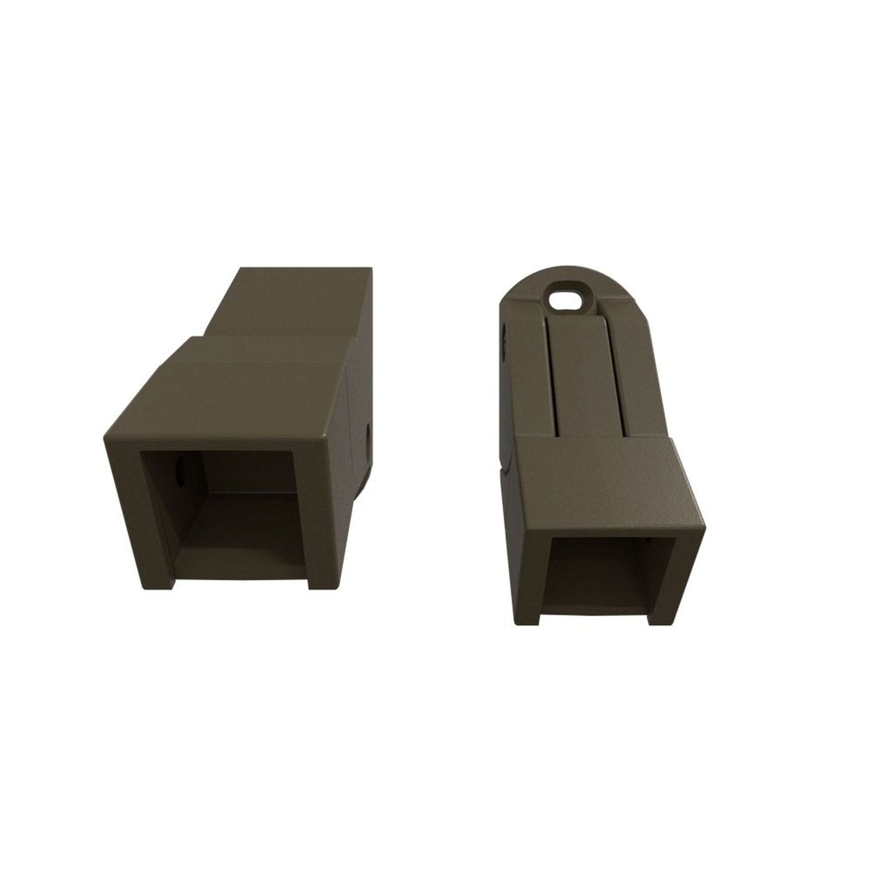 A single green leaf against a white background.