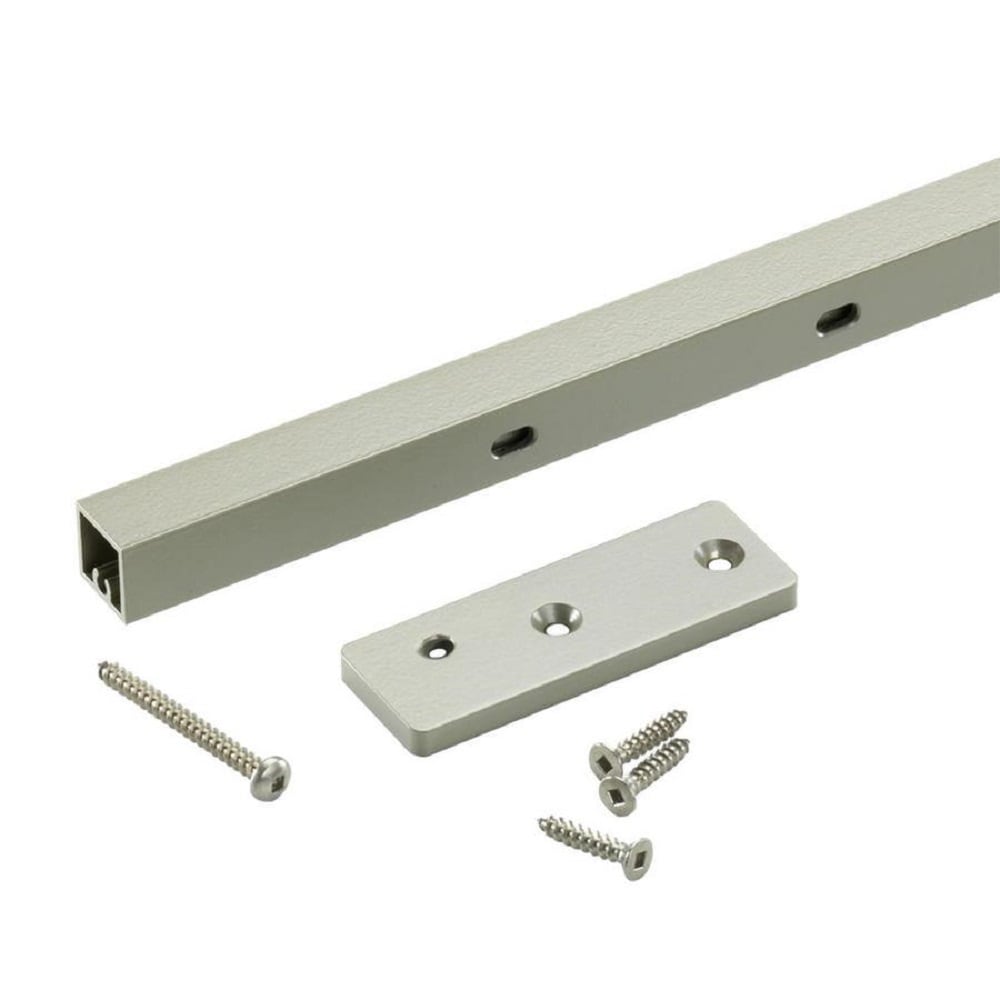 A single green leaf against a white background.