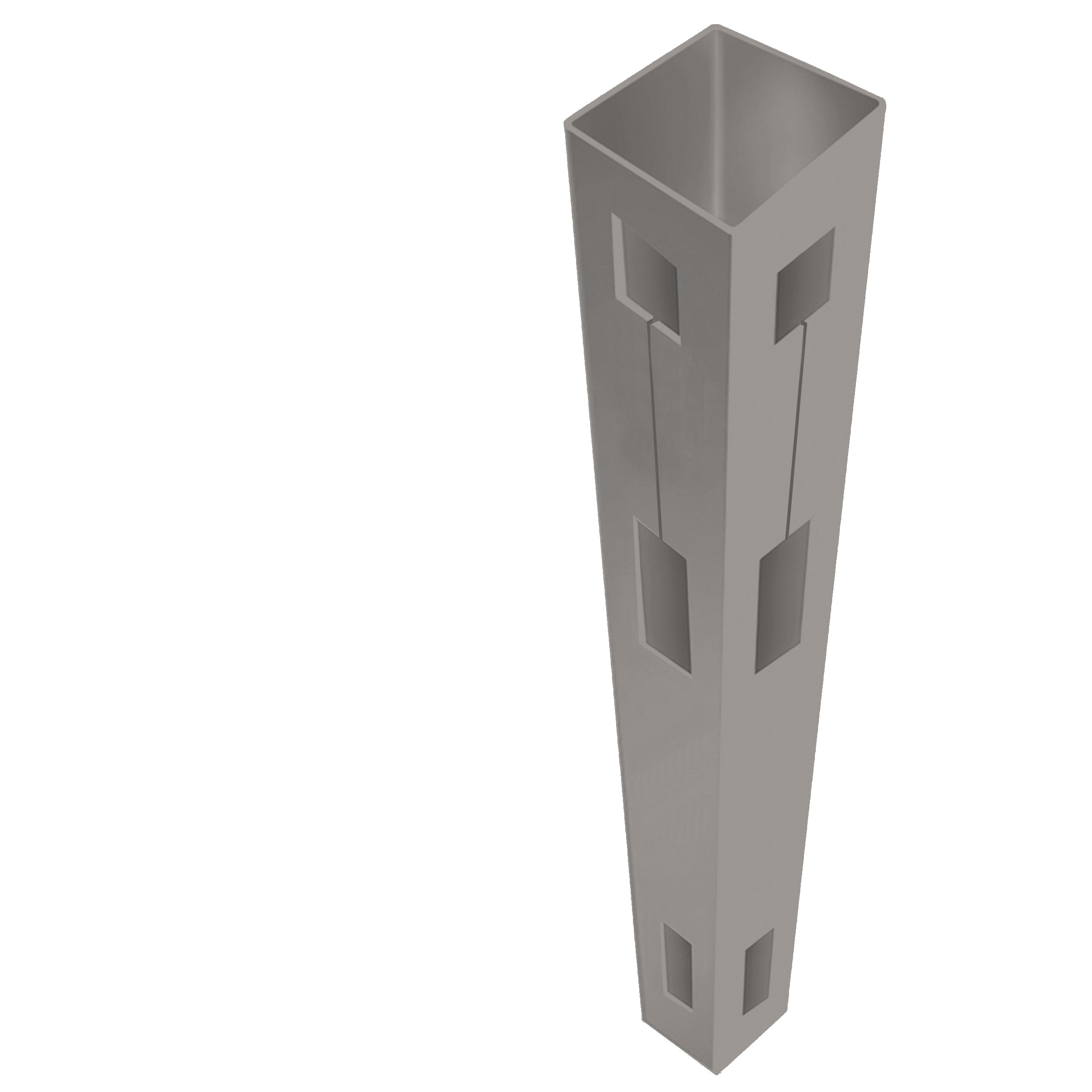 A single green leaf against a white background.