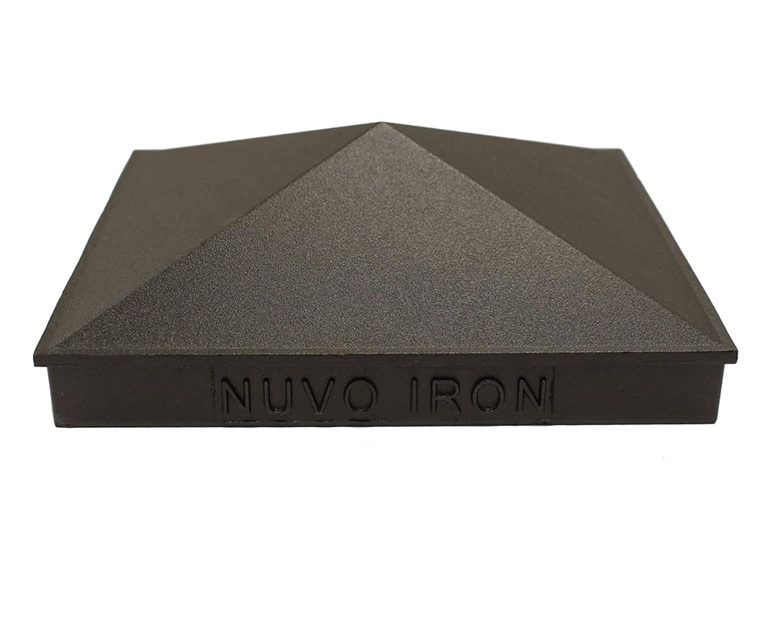 A single green leaf against a white background.