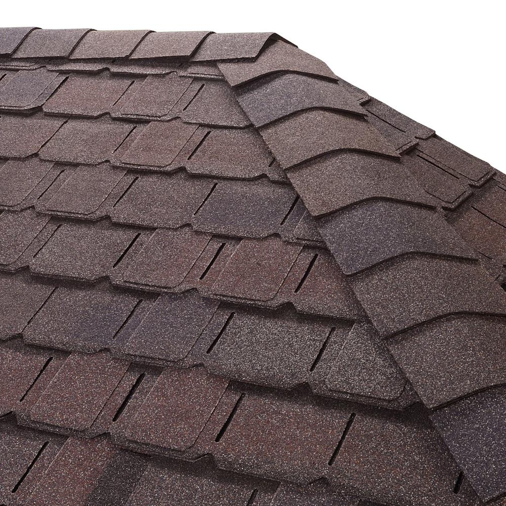 Timbertex Royal Slate Double-Layer Hip and Ridge Cap Roofing Shingles ...