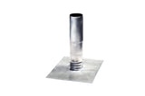 Mayco Industries Inc 2-in x 10-in Lead Vent and Pipe Flashing, Gray, 9.25-in Base