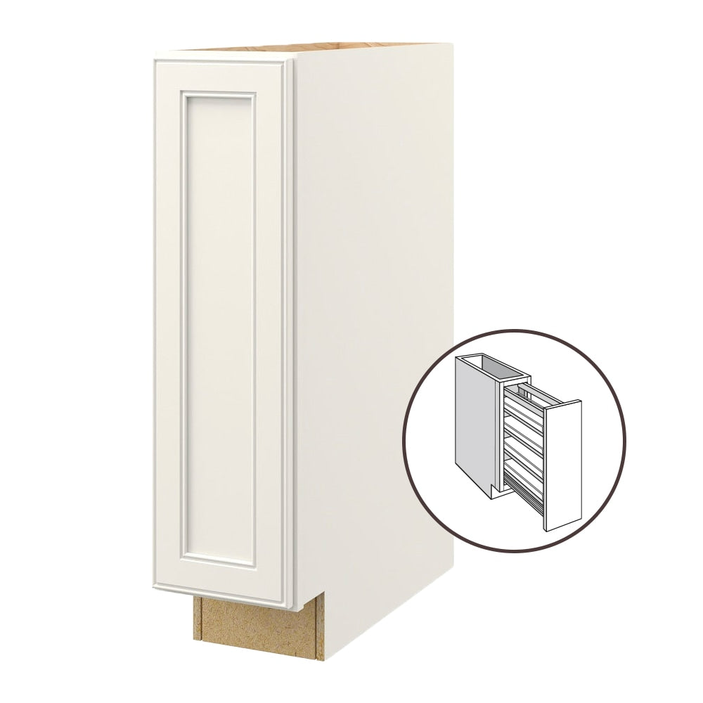 allen + roth McKeller 9-in W x 34.5-in H x 24-in D Linen Pull-out Tray ...