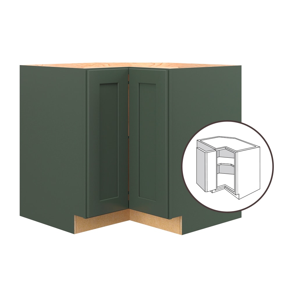 allen + roth Galway 36-in W x 34.5-in H x 24-in D Sage Diagonal Corner ...