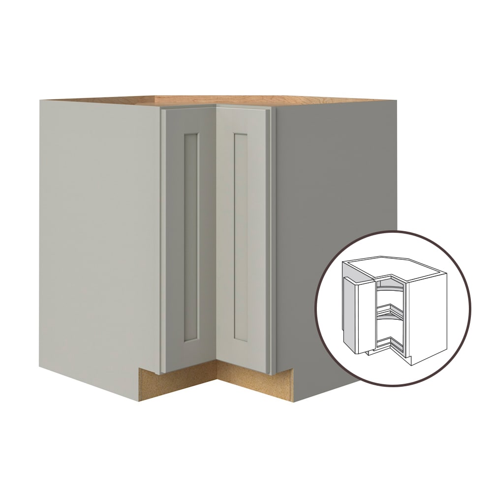 allen + roth Stonewall 33-in W x 34.5-in H x 24-in D Stone Lazy Susan ...