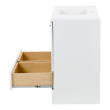 Diamond NOW Cassidy 48.5-in White Single-Sink Bathroom Vanity with White Cultured Marble Top