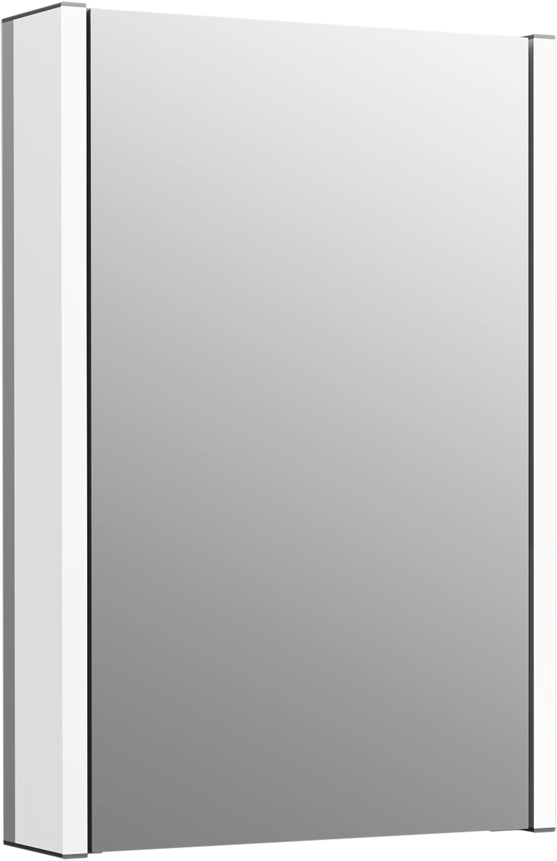 A single green leaf against a white background.