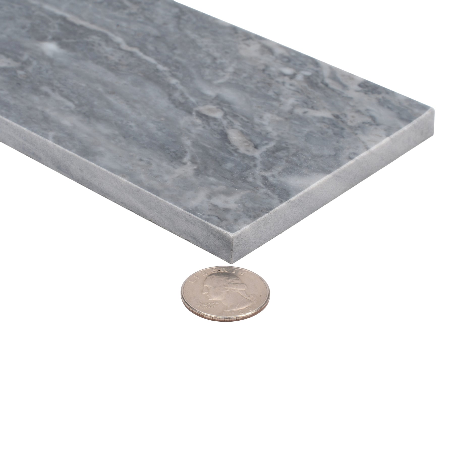 Apollo Tile (Sample) Floor and Wall Tile Gray 4in x 4in Polished Mar