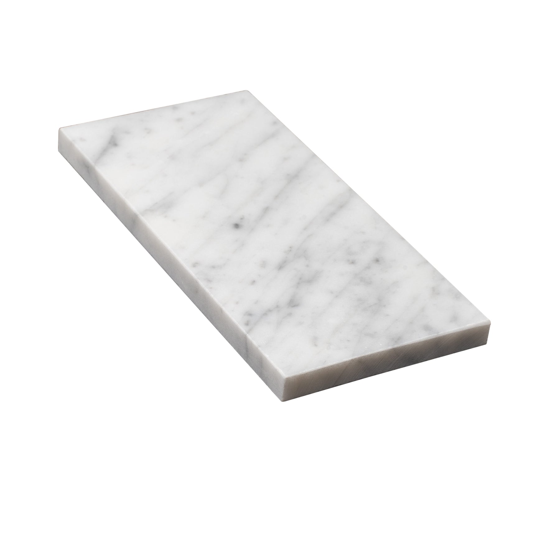 Apollo Tile (Sample) White 3in x 6in Honed Marble Floor and Wall Til