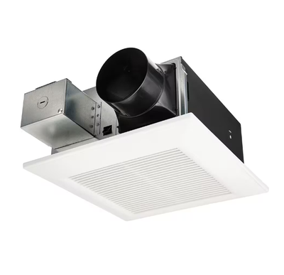 WhisperFit DC Condensation Sensor, Pick-A-Flow 50,80,110 CFM, ENERGY STAR Quiet EZ Install Ceiling Bathroom Exhaust Fan