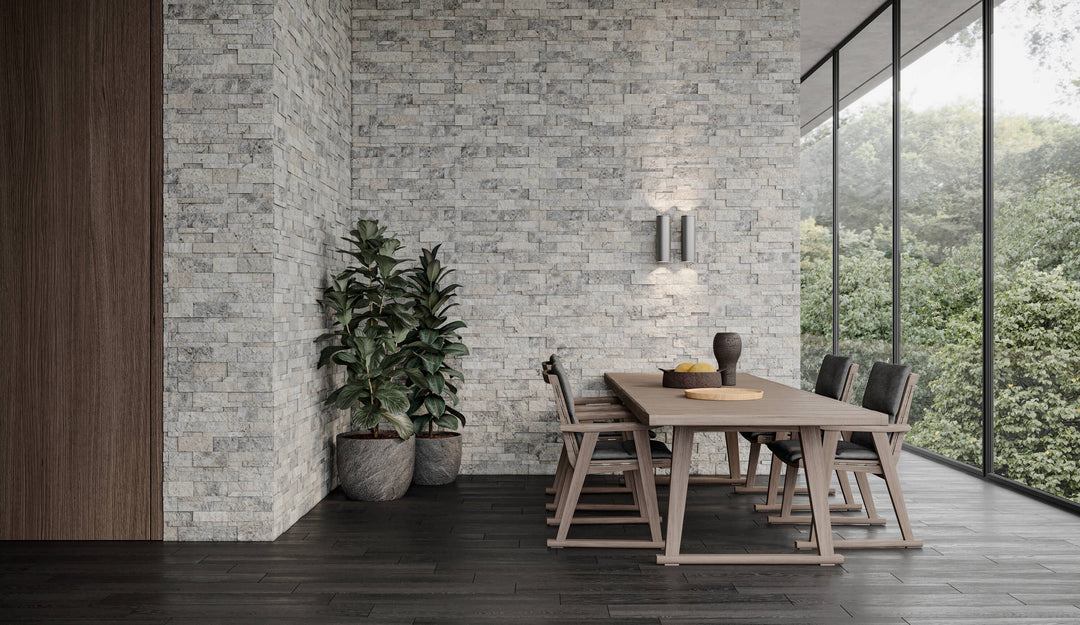 Satori Silver Crescent Ledgestone 6-in x 12-in Natural Stone