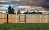 Lifetime Steel Post 7-1/2-ft H x 4-in W Black Steel Post and Rail Yard Line Fence Post