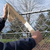 Everbilt 250 ft. Roll Economy Vinyl Fence Weave Beige with 100 Brass Fasteners