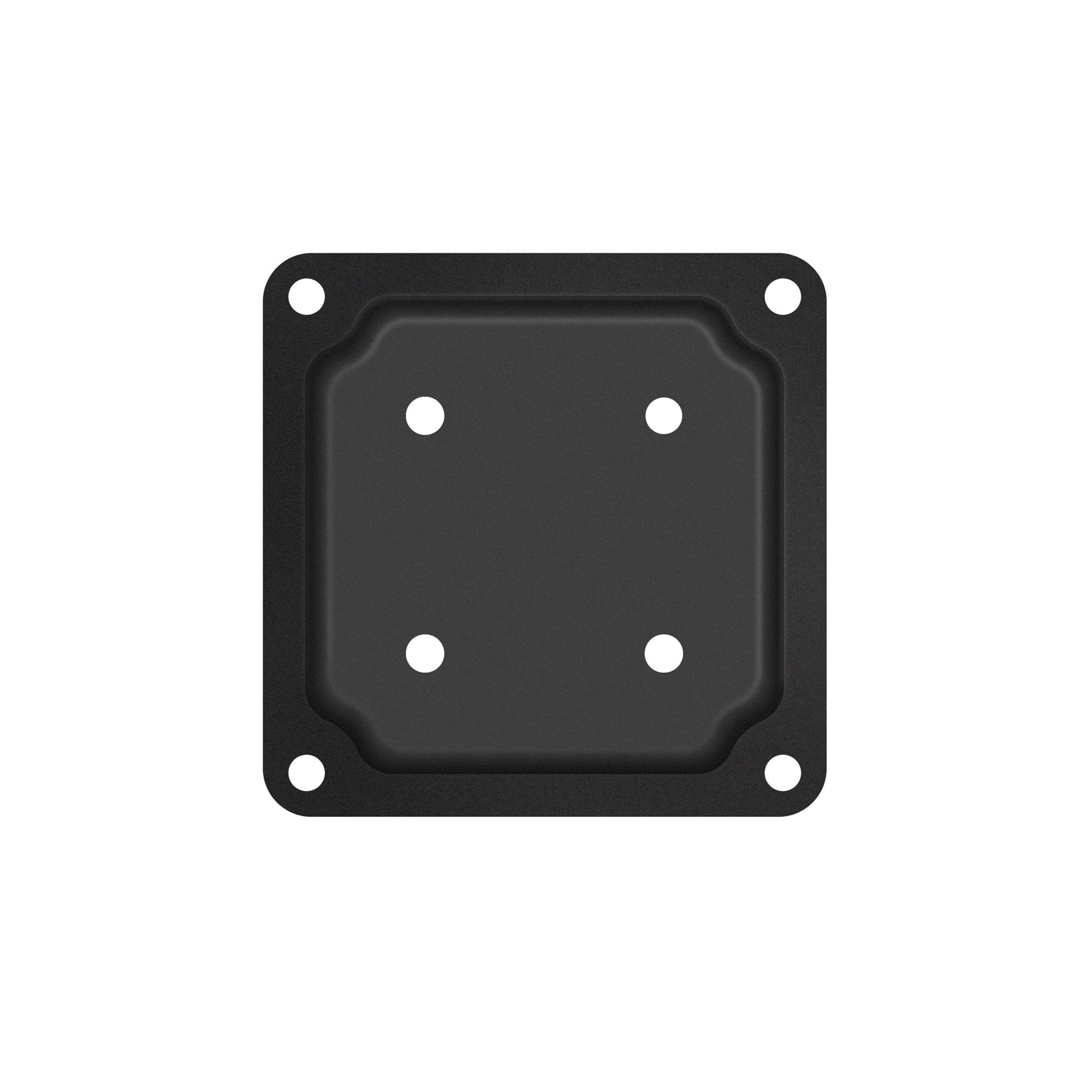 A single green leaf against a white background.