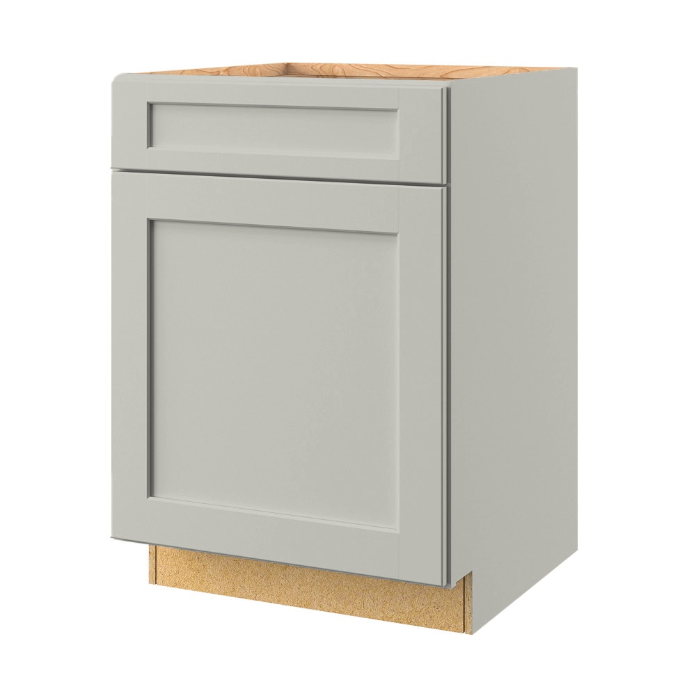 allen + roth Stonewall 24-in W x 34.5-in H x 24-in D Stone 1-Drawer Ba ...