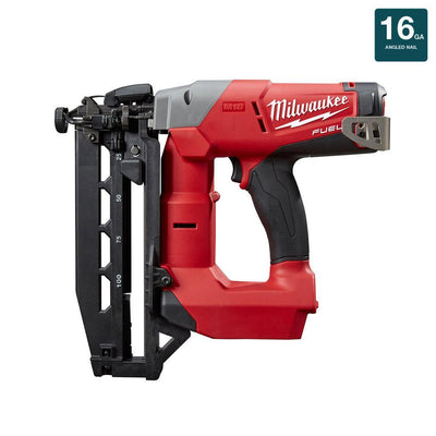 M18 FUEL 18-Volt Lithium-Ion Brushless Cordless 16-Gauge Straight Finish Nailer (Tool Only) - Super Arbor