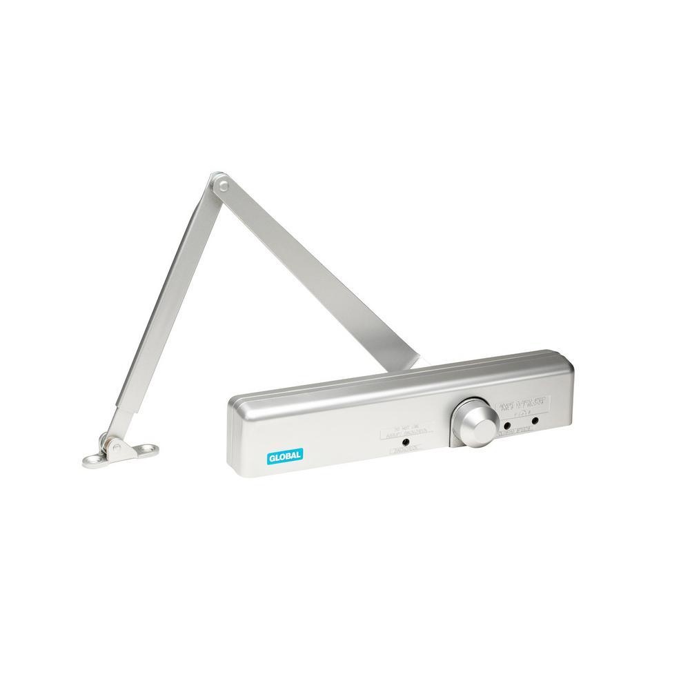 Slimline Heavy Duty Commercial Door Closer in Aluminum - Sizes 1-6 - Super Arbor