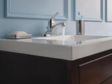 Delta Foundations Chrome 1-Handle 4-in Centerset WaterSense Bathroom Sink Faucet with Drain and Deck Plate