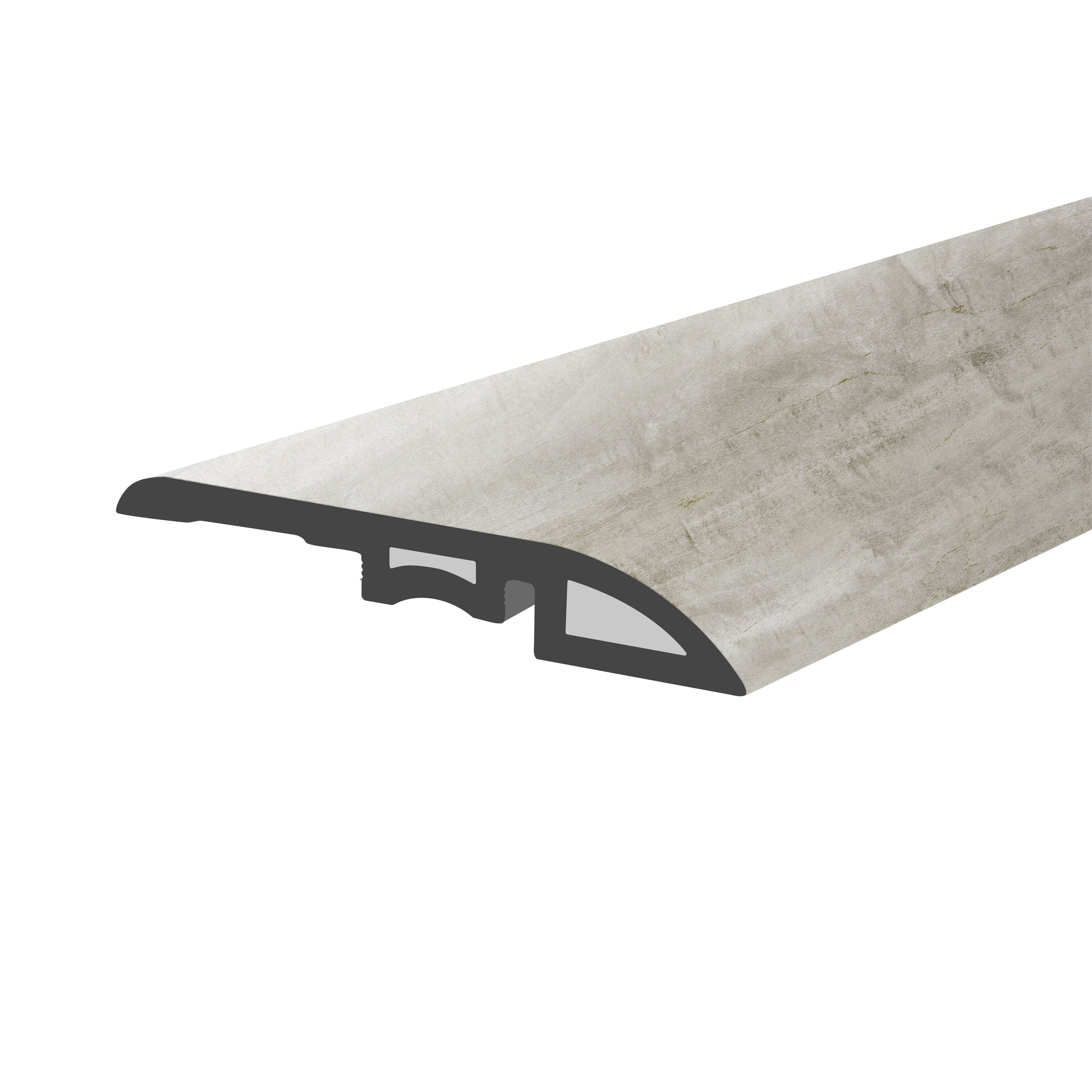 A single green leaf against a white background.