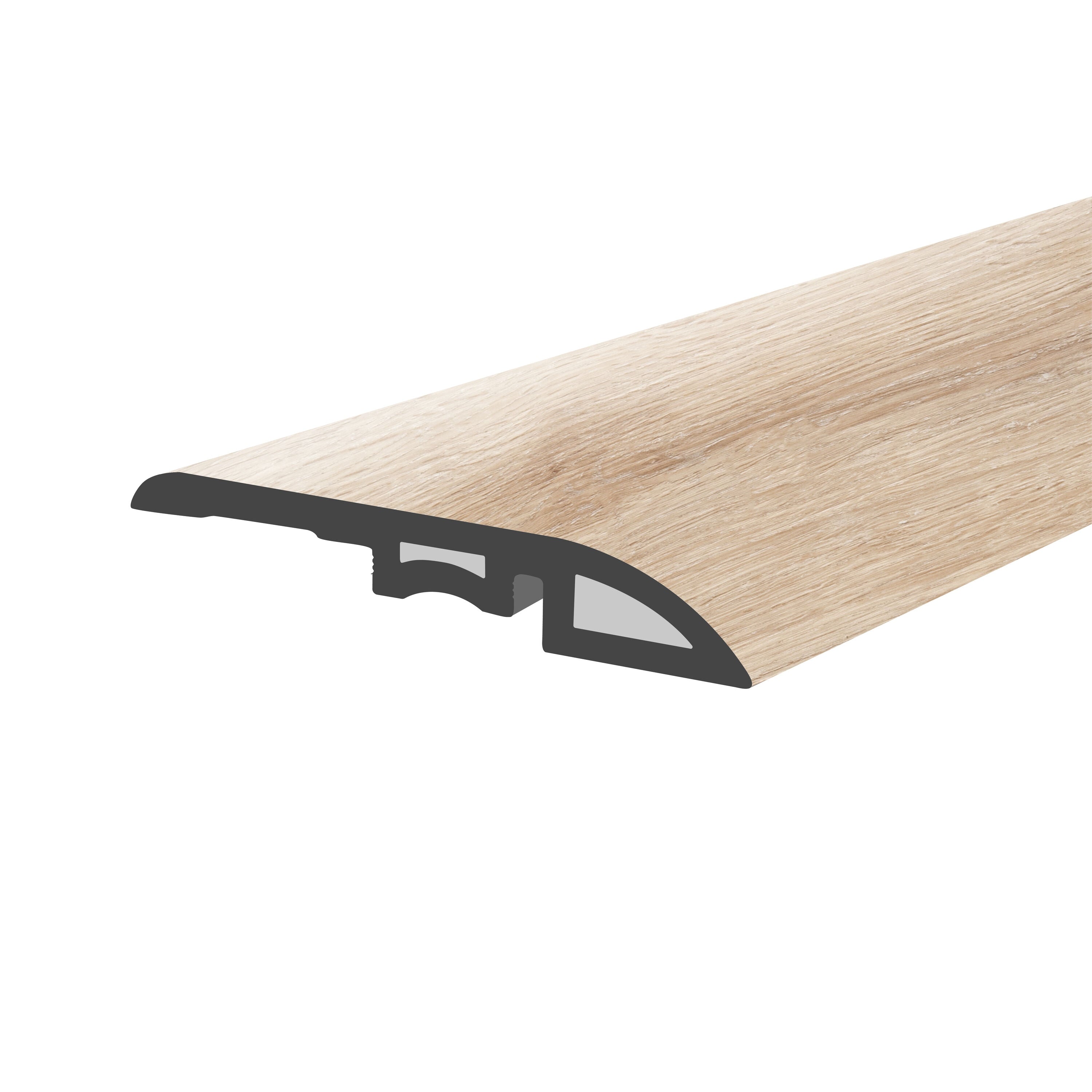 A single green leaf against a white background.