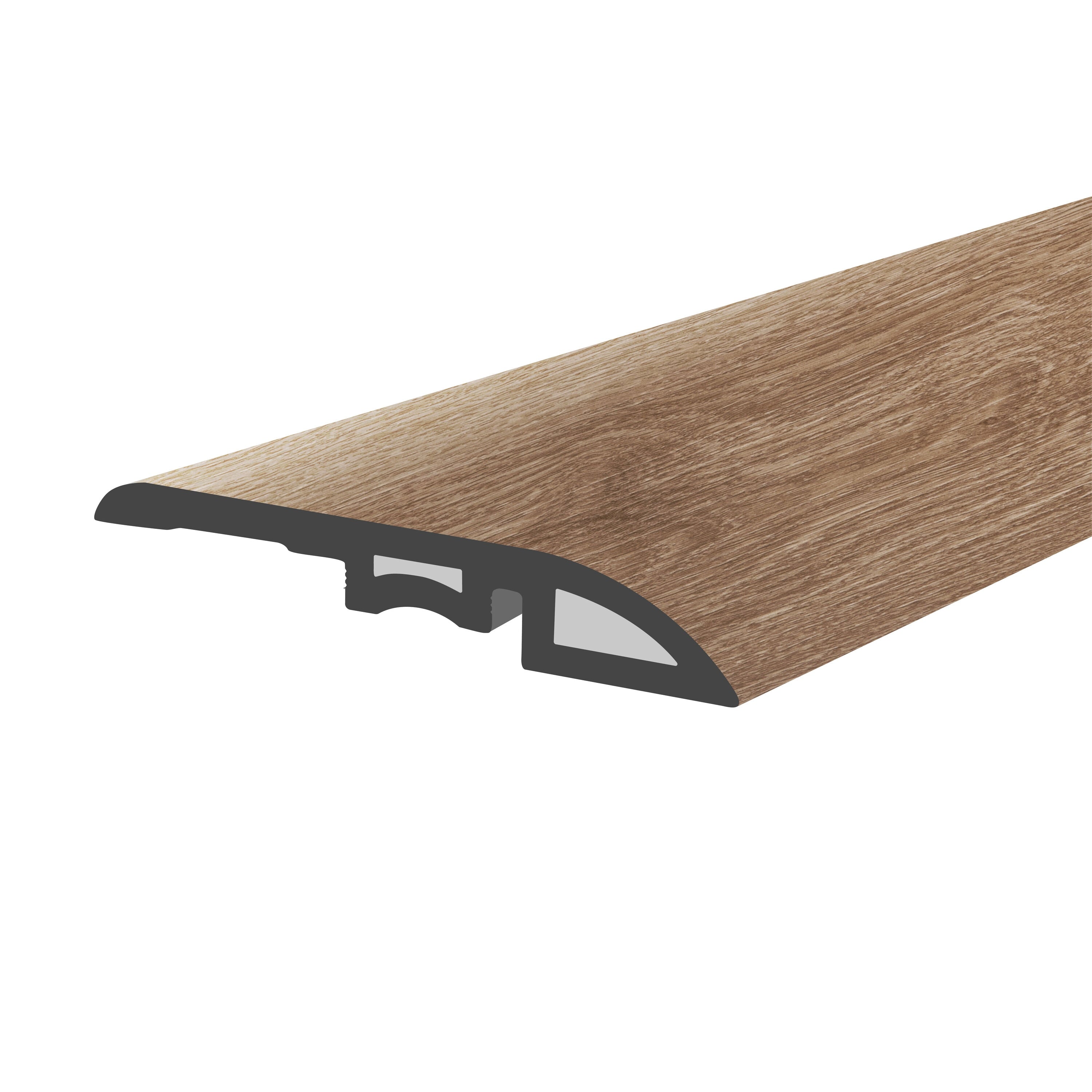 A single green leaf against a white background.