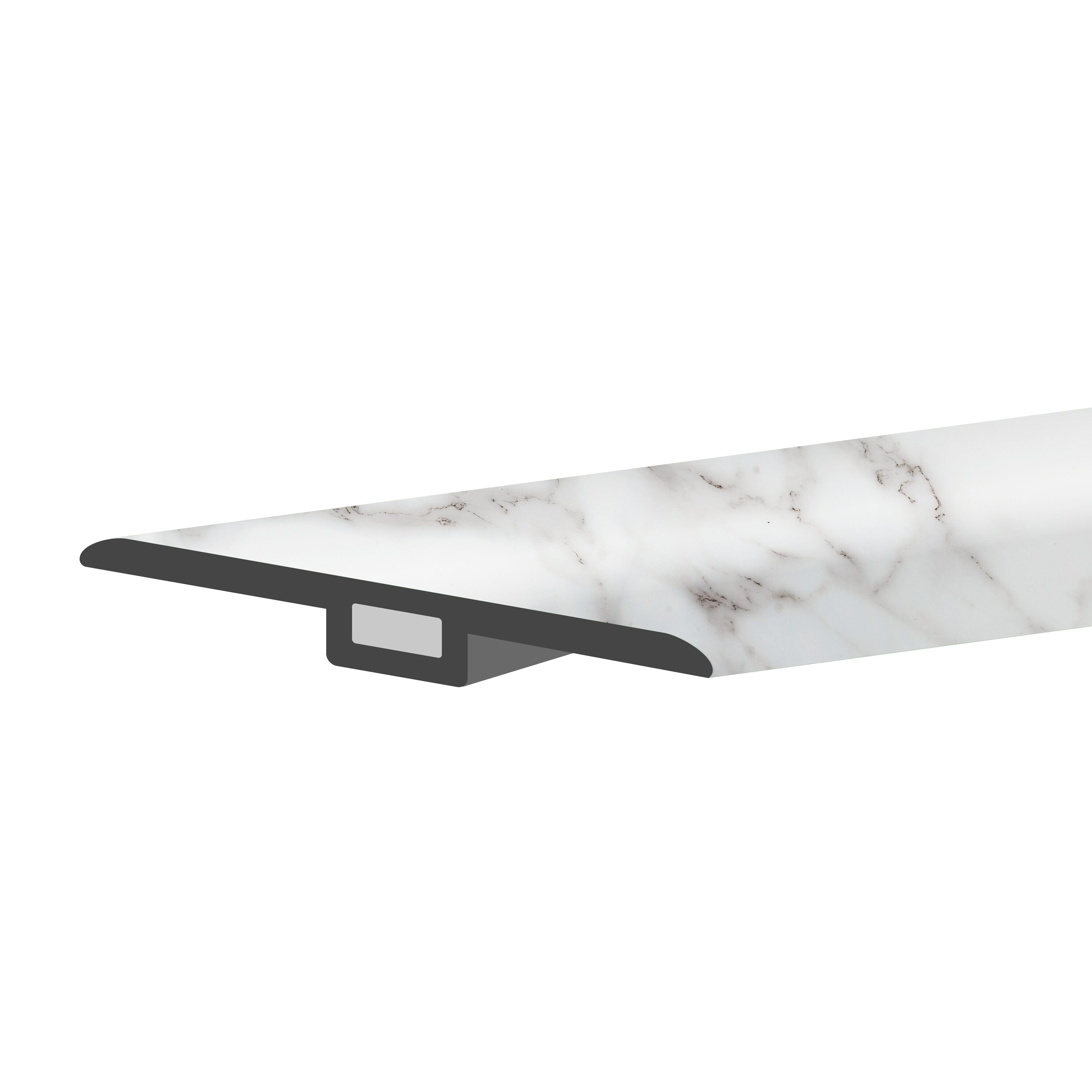 A single green leaf against a white background.